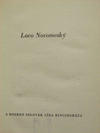 Laco Novomesky - Laco Novomesky [antikvár]