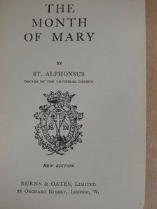 St. Alphonsus - The month of Mary [antikvár]