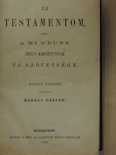 Új Testamentom/A zsoltárok könyve [antikvár]