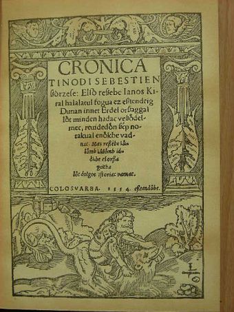Tinodi Sebestyén - Cronica [antikvár]