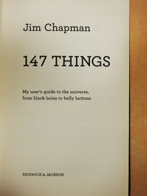 Jim Chapman - 147 Things [antikvár]