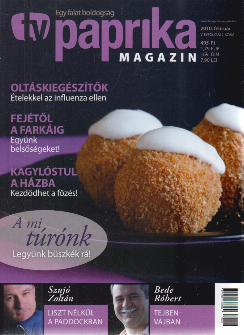 Zsigmond Gábor - TV paprika magazin 2010. február [antikvár]