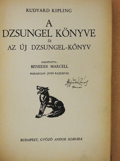 Rudyard Kipling - A dzsungel könyve és az új dzsungel-könyv [antikvár]