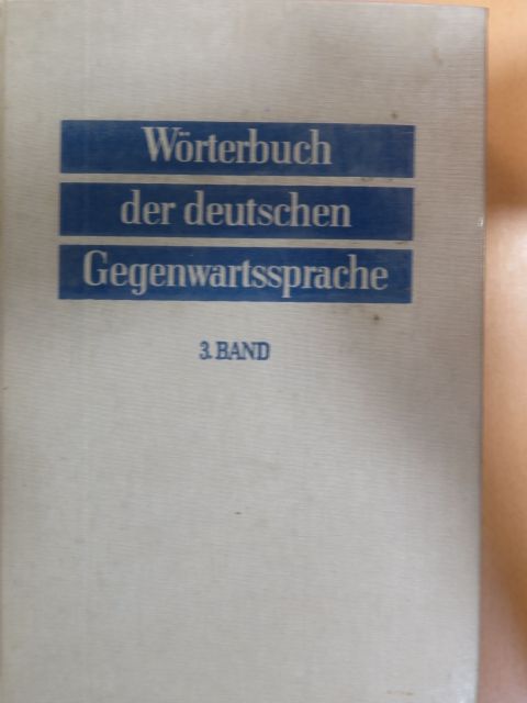 G. Ginschel - Wörterbuch der deutschen Gegenwartssprache 3. [antikvár]