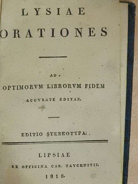 Lysiae - Orationes [antikvár]