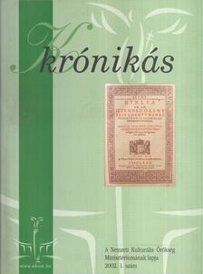Kőhalmi Andrea - Krónikás 2002/1. [antikvár]