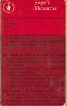 Roget, John Lewis, Roget, Samuel Romilly - Roget's Thesaurus [antikvár]