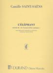 SAINT-SAENS, CAMILLE - L'ELEPHANT - EXTRAIT DE "LE CARNAVAL DES ANIMAUX" - POUR VIOLONCELLE OU CONTRABASSE ET PIANO
