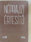 Gáborján Alice - Néprajzi értesítő LVIII. [antikvár]