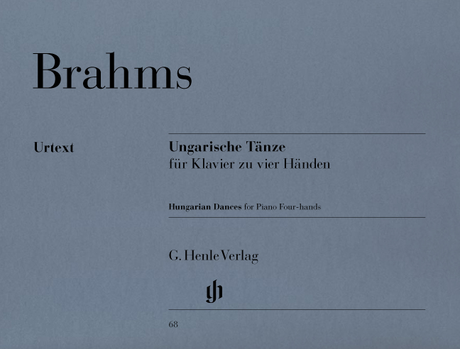 BRAHMS... - UNGARISCHE TÄNZE. KLAVIER ZU VIER HÄNDEN, ANTIKVÁR