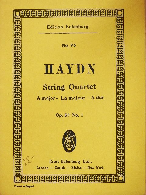 Joseph Haydn - String Quartet No. 60 [antikvár]