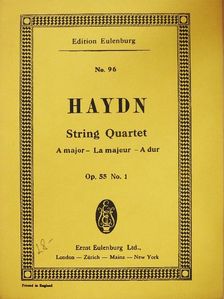Joseph Haydn - String Quartet No. 60 [antikvár]