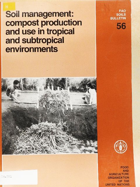 A. J. Biddlestone - Soil management: compost production and use in tropical and subtropical environments [antikvár]
