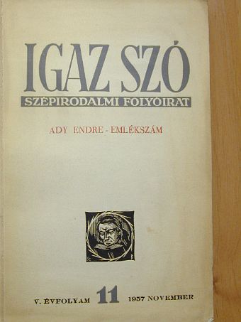 Bölöni György - Igaz Szó 1957. november [antikvár]