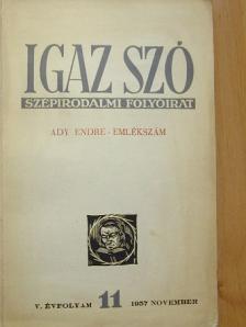 Bölöni György - Igaz Szó 1957. november [antikvár]