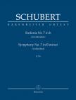 SCHUBERT - SINFONIE NR.7 IN h "UNVOLLENDETE" D 759 STUDIENPARTITUR URTEXT (WERNER ADERHOLD)