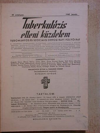 Dr. Biróczky József - Tuberkulózis elleni küzdelem 1940. január-december [antikvár]