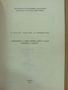Buzgó József - A mezőgazdaság IV. ötéves tervének kísérleti jellegű ökonometriai vizsgálata [antikvár]