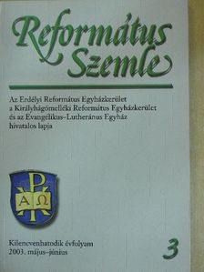 Balogh Csaba - Református Szemle 2003. május-június [antikvár]