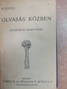 Ignotus - Olvasás közben/Változatok a G-húron [antikvár]
