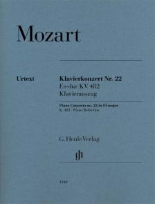 W.A.MOZART - KLAVIERKONZERT NR.22 ES-DUR KV 482 - KLAVIERAUSZUG