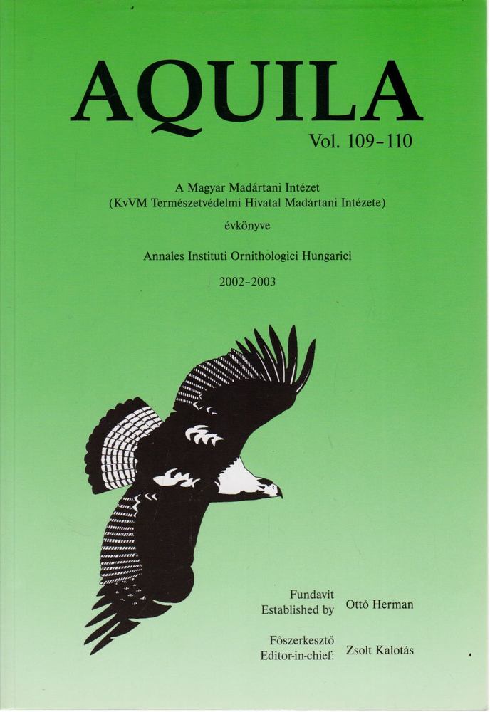 Kalotás Zsolt - Aquila évkönyv 2002-2003 (109-110) [antikvár]