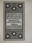 Die Briefe des Michelagniolo Buonarroti [antikvár]
