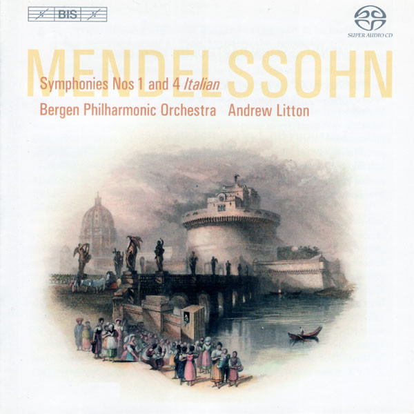 MENDELSSOHN - SYMPHONIES NOS 1 AND 4 CD LITTON