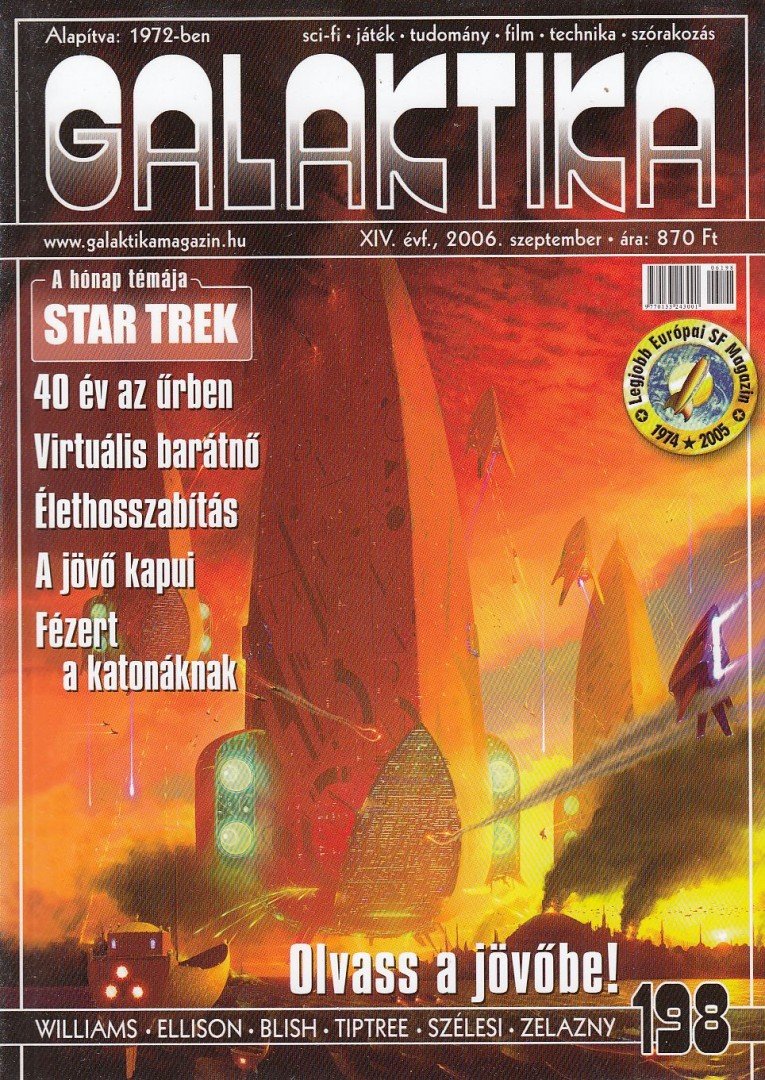 BURGER ISTVÁN - Galaktika 198. XIV. évf. 2006. szeptember [antikvár]