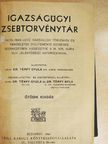 Dr. Térfy Béla - Igazságügyi zsebtörvénytár [antikvár]