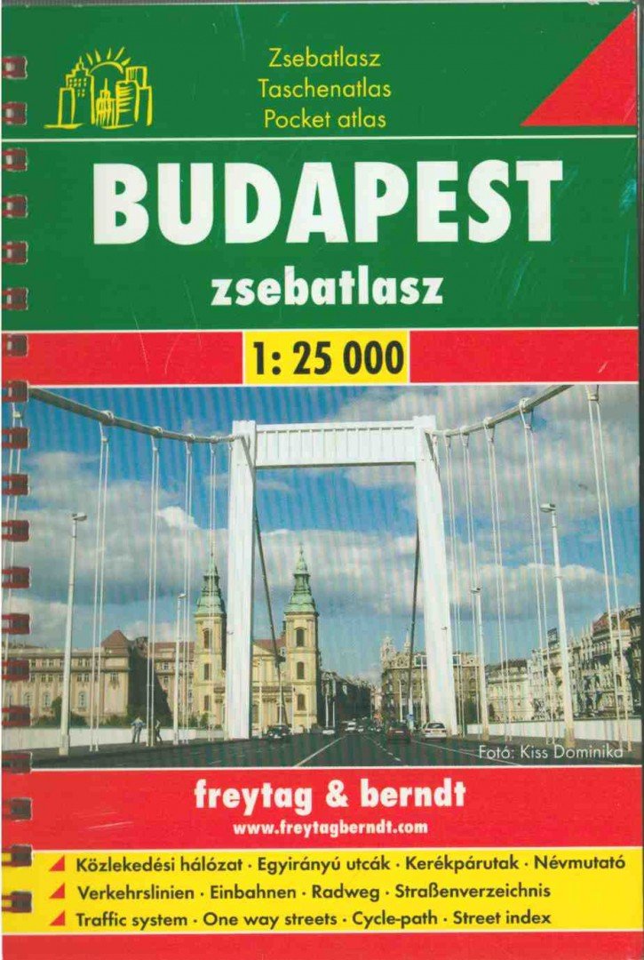 Budapest zsebatlasz 1:25000 [antikvár]