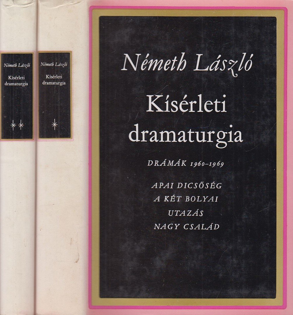 Németh László - Kísérleti dramaturgia I-II. kötet [antikvár]