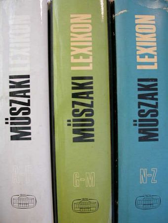 Balaton Jenő - Műszaki lexikon 1-3. [antikvár]