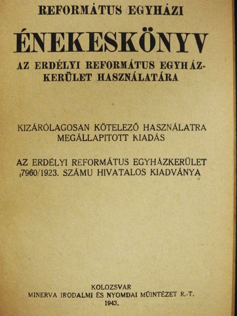 Református egyházi énekeskönyv [antikvár]