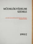 Michael Kühlenthal - Műemlékvédelmi szemle 1993/2. [antikvár]