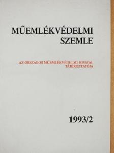 Michael Kühlenthal - Műemlékvédelmi szemle 1993/2. [antikvár]