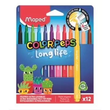 Maped: Color Peps Longlife filctoll készlet - kimosható