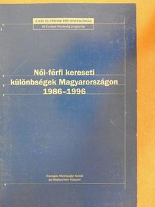 Galasi Péter - Női-férfi kereseti különbségek Magyarországon 1986-1996 [antikvár]