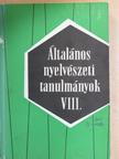 A. Capell - Általános Nyelvészeti Tanulmányok VIII. [antikvár]