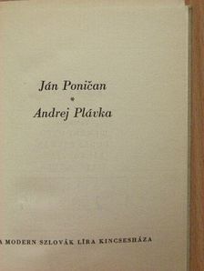 Andrej Plávka - Ján Ponican/Andrej Plávka [antikvár]