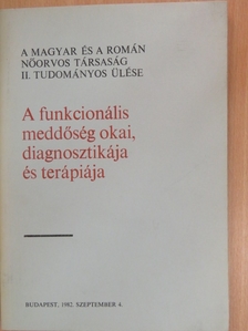 Dr. Gh. Peletecu - A funkcionális meddőség okai, diagnosztikája és terápiája [antikvár]
