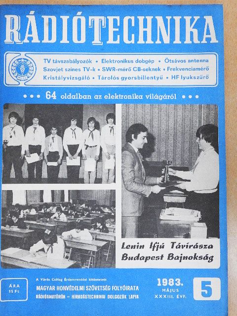 Dr. Hetényi László - Rádiótechnika 1983. május [antikvár]