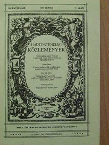 Domokos György - Hadtörténelmi Közlemények 1997. június [antikvár]