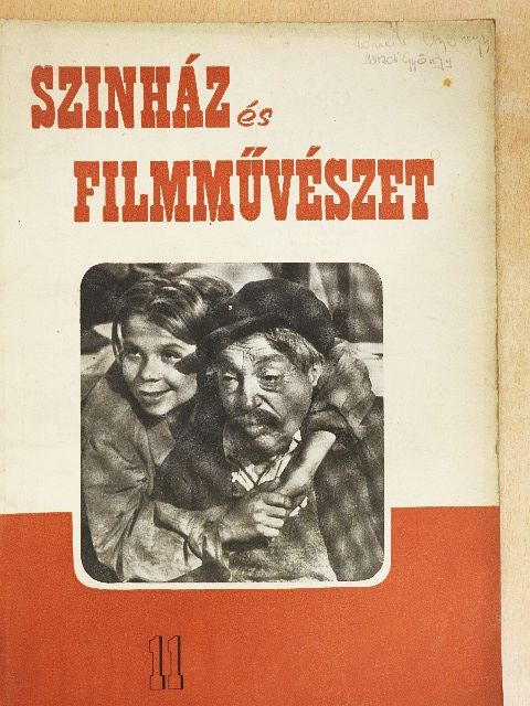 Antal Helén - Színház és filmművészet 1954. november [antikvár]