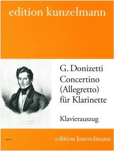 DONIZETTI - CONCERTINO FÜR KLARINETTE KLAVIERAUSZUG