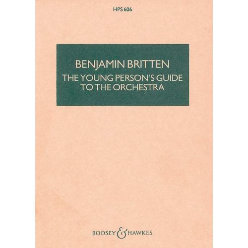 BRITTEN - THE YOUNG PERSON`S GUIDE TO THE ORCHESTRA POCKET SCORE