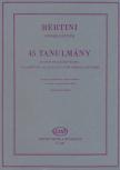 BERTINI, HENRI - 45 TANULMÁNY BERTINI PRELUDIUMAIBÓL (SZEMELVÉNYEK) ZONGORÁRA (CHOVAN K.)