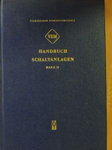 A. Hoh - VEM-Handbuch Schaltanlagen II. [antikvár]