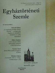 Albert András - Egyháztörténeti Szemle 2007/2. [antikvár]