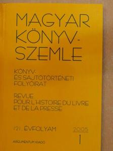 Bálint Gábor - Magyar Könyvszemle 2005/1. [antikvár]